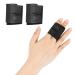 Eulant finger bandage 2 pieces finger protection with Velcro fastener elastic finger splint neoprene finger stabilizer for sports & protecting the finger finger orthesis for double fingers L for finger circumference 6.5-7.7cm