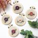 ZOCONE 40 Pack Mini Embroidery Hoops - Small Round Wood Hoops for DIY Pendant Embroidery and Jewelry Making - Buy Online on GoSupps.com