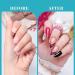500PCS Short Stiletto Nail Tips for Acrylic Nails - Clear Almond Fake Nails - Half Cover Nail Extension Tips - 10 Sizes with Box - Buy Online on GoSupps.com