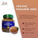 Jiva Organics Organic Fenugreek Seeds - 1 lb Jar for Cooking, Sprouting & Beauty Care - Buy Online on GoSupps.com
