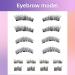 Reusable Dual Magnetic Eyelashes Kit - No Eyeliner Needed | 4 Pairs | Natural Looking 3D False Lashes with Applicator | Glue-Free & Easy to Wear - Buy Online on GoSupps.com