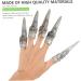 DIKACA Skeleton Fingers Vampire Finger Vampire Costume 5pcs False Nail Set Makeup Plastic Manicure Prom Props Halloween Finger Tips Witch Cosplay Finger Tips As Shown 4 9.5x2.5cm - Buy Online on GoSupps.com