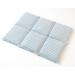 Organic Large Rapeseed Pillow - 6-Chamber Heat Cushion 40x30cm Light Blue-White - Ideal for Comfort & Relaxation - Buy Online on GoSupps.com