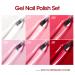 Gellen 6 Colors Red Gel Polish Set - Valentines Gift Soak Off UV Nail Art French Tip Polish - Rose Pink Jelly Gel - Buy Online on GoSupps.com