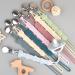 Buy Kowlone Silicone Frog Pacifier Clips for Girls - 2-Pack Gray | Perfect Baby Shower Gift - Buy Online on GoSupps.com