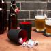 Drinking Dice Game Set for Adults - 2 Leather Cups, Fun Dices - Drunk Frenzy Party (16 Pieces) - Buy Online on GoSupps.com