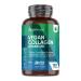 Vegan Collagen Supplements for Women & Men - 180 Capsules - Plant Based Vegan Collagen Capsules with Hyaluronic Acid Vitamin E Vitamin C - High Strength Vegetarian Collagen for Skin Hair & Joints