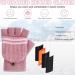 Flintronic USB Heated Gloves - Washable Heating Knit Gloves for Men & Women | Winter Warm Laptop Gloves (Full & Half Hands) - Pink #2 - Buy Online on GoSupps.com