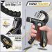 Straboss Hand Trainer Set | Adjustable Grip & Finger Strength Trainer for Forearm & Hand Fitness - 2x Black - Buy Online on GoSupps.com