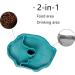 QIODAZOO Bowls for Reptiles Amphibians Tortoise Accessories 2 IN 1 Reptile Feeding Dish Automatic Dispenser Tortoise Water Dish Lake Blue - Buy Online on GoSupps.com