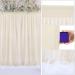 Champagne Tulle Backdrop Curtains for Baby Shower, Wedding, Photography Props - 5 ft X 7 ft Non-Sheer - Buy Online on GoSupps.com