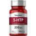 Piping Rock 5HTP 200mg Capsules | 90 Count | Hydroxytryptophan | Non-GMO Gluten Free Supplement