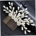 Ipetboom Bridal Headpiece Barrettes for Women Pearls Flower Hair Pearl Hair Comb Hair Combs for Women Hair Claw Clips for Women Bridal Hair Clip Tiara Bridesmaid Wedding Hair Accessories - Buy Online on GoSupps.com