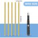 Manarty 24PCS Mini Size Glitter Gold Hot Glue Sticks - All Temperature Adhesive EVA Glue for DIY Art Craft - 0.27x8 - Buy Online on GoSupps.com
