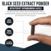 20% Thymoquinone Black Seed Oil Extract Capsules - TQ-Advanced 4X | 60 Capsules | Vegan | Raw Form | Glass Bottle - Buy Online on GoSupps.com