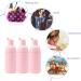 12 Pc Pink Foam Pump Dispenser 30ml - Refillable Travel Containers for Hand Soap Shampoo Shower Gel & Cleaning - Plastic Cosmetic Packaging - Buy Online on GoSupps.com