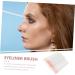 OHPHCALL 100pcs Disposable Eyeliner Brush Makeup Eyeliner Wand Eye Makeup Applicator Mini Tools White Nylon - Buy Online on GoSupps.com