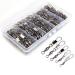 MOBOREST 200PCS Barrel Snap Swivel Fishing Accessories, Premium Fishing Gear Equipment with Ball Bearing Swivels Snaps Connector for Quick Connect Fishing Lures