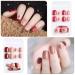 Kalolary 144PCs False Nails Set - Full Finger Acrylic Artificial Nails with Glue Stickers for Women & Girls | Nail Art DIY Decoration - Buy Online on GoSupps.com
