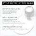 KYDA Silver Chrome Nail Polish Gel - Reflective Metallic Mirror Effect High Gloss Shine Soak Off UV LED - Premium DIY Nail Art - Buy Online on GoSupps.com