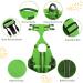 Buy Asenku Adjustable Dog Life Vest - Ripstop Reflective & Durable for Small to Large Dogs - XS Green Perfect for Boating & Swimming - Buy Online on GoSupps.com
