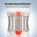 Lumbar Support Belt Adjustable Lumbar Brace Scoliosis Fitness Weight Lifting Squatting Hard Pulling Belt white XL - Buy Online on GoSupps.com
