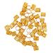 50pcs Braiding Beads for Hair Extensions - Gold Beads Pack for International Shipping - Buy Online on GoSupps.com