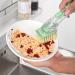 Kitchen Sink Cleaning Brush - Automatic Filling Decontamination Sisal Pot Brush | Long Handle Sisal Pot Brush for Sink Cleaning Pans Foccar Green Handle + 4 high matching heads - Buy Online on GoSupps.com