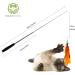 Interactive 11-Piece Buddy Wild Cat Toy Set with Teaser Wands and Feather Worms - Vibrant Colors - Exercise Toys for Cats and Kittens - Buy Online on GoSupps.com