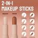 New 2 Colors Professional Makeup Wonder Stick Cream Contour Stick Face Shaping & Contouring Stick Double-Ended Contour Stick for Face Modification And Brightening (04#) - Buy Online on GoSupps.com