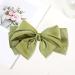 Women Spring Hairpin Large Bowknot Ribbon Hair Clip Non-Slip Back Head Large Hair Claw Hair Accessories Party Outfit Grey - Buy Online on GoSupps.com