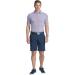 IBKUL Men's Athleisure Wear Sun Protective UPF 50+ Icefil Tech Circle O's Print Polo, Candy Pink/Peri, X-Large - Buy Online on GoSupps.com