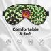 Blooming Cactus Flower Sleep Eye Mask | Double-Sided Comfort Blindfold with Adjustable Strap - Block Out Light in Style - Buy Online on GoSupps.com