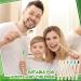 Buy Hestya 6 Set Bamboo Toothbrushes & Mini Toothpaste - Eco-Friendly Travel Essentials Individually Wrapped Multi-Colored 7 Inch - Buy Online on GoSupps.com