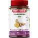 SUPERDIET - ORGANIC GINGER - Nausea pregnancy digestion energizing - Herbal medicine - Made in France - 45 capsules