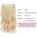 Secret Hair Extensions 20 Bleach Blonde Invisible Wire Synthetic Hair Pieces - Buy Online on GoSupps.com