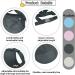Adjustable Small Black Dog Hat with Chin Strap | Puppy Sun Hat for Spring and Summer | Pet Baseball Cap for Small Dogs - Buy Online on GoSupps.com