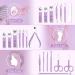 Professional 18pcs Manicure & Pedicure Set for Women - Portable Nail Care Kit with Travel Case (Purple) - Buy Online on GoSupps.com