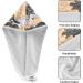 Sleeping Cat Dry Hair Cap Set - 2 Quick Dry Towels & Button Headband | Super Absorbent Soft & Comfortable | International Shipping Available - Buy Online on GoSupps.com