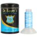 Dr.Bauer's premium dental floss 100m in stylish black metal can with lid can be filled with mint taste - tape fin - unknelled