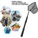 San Like Collapsible Telescopic Fishing Net with Sturdy Pole Handle - 36/43/71/98 inches - Ideal for Saltwater and Freshwater Fishing - 49 inch, Black - Buy Online on GoSupps.com