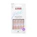 KISS Gel Fantasy Press-On Nails Nail glue included 'North Coast' Light Silver Medium Size Almond Shape Includes 28 Nails 2G Glue 1 Manicure Stick 1 Mini File