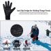Cevapro Winter Touch Screen Gloves for Hiking Running Cycling - Black, Size Large - Buy Online on GoSupps.com