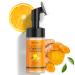 SHVYOG Vitamin C Turmeric facial cleansing foam cleansing foam for a radiant complexion reduces fine lines and wrinkles peeling facial cleansing Turmeric facial cleanser against dark spots