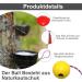 Wurfball Dog Toy - 4-Piece Natural Rubber Ball Set with Rope | Soft & Elastic Balls for Large & Small Dogs - Random Colors - Buy Online on GoSupps.com