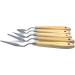 AebDerp 5-Piece Big Palette Knife Set for Oil, Canvas & Acrylic Painting - Wooden Handle Spatula Shovel Paint Knives (P1) - Buy Online on GoSupps.com