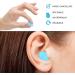 Reusable Silicone Earplugs - 6 Pairs Waterproof Earplugs for Swimming Sleeping & Noise Reduction for Kids & Adults - Buy Online on GoSupps.com