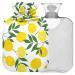 Naanle yellow lemon summer hot water bottle with reference transparent hot water bottle 1l warm steadel for bed handfoot warmer pain relief warmth and cold therapy
