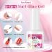 Saviland 6-in-1 Nail Glue & Gel for Press-On Nails | Long-Lasting Acrylic Nail Glue | UV LED Curing | False Nail Tip Women Set - Buy Online on GoSupps.com