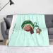 YYHHAOFA Sunflower Seeds Watermelon Seeds Picture Flannel Blanket Throw 60x50 in : Light Weight Warm and Durable Soft and Anti-Wrinkle